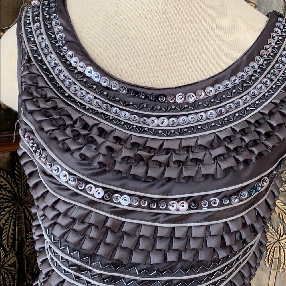Frank Lyman beaded dress - Picture 2 of 6